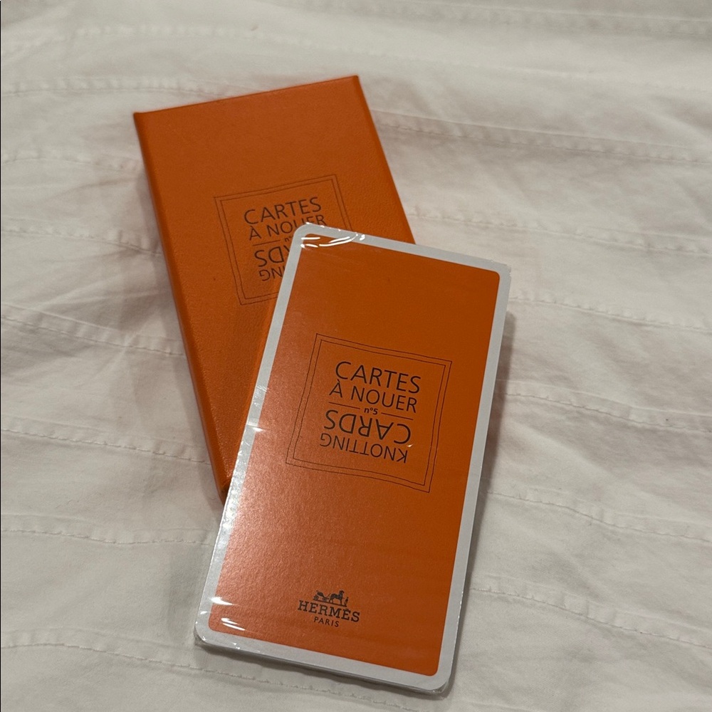 Hermès Knotting Card Set, sealed new in box ✨ - Picture 4 of 7